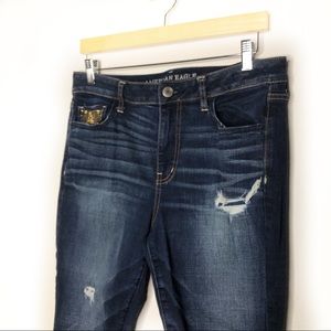 American Eagle Outfitters Jeans - AEO- High Rise Jegging Super stretch Distressed American Eagle Outfitters Jeans - AEO- High Rise Jegging Super stretch Distressed